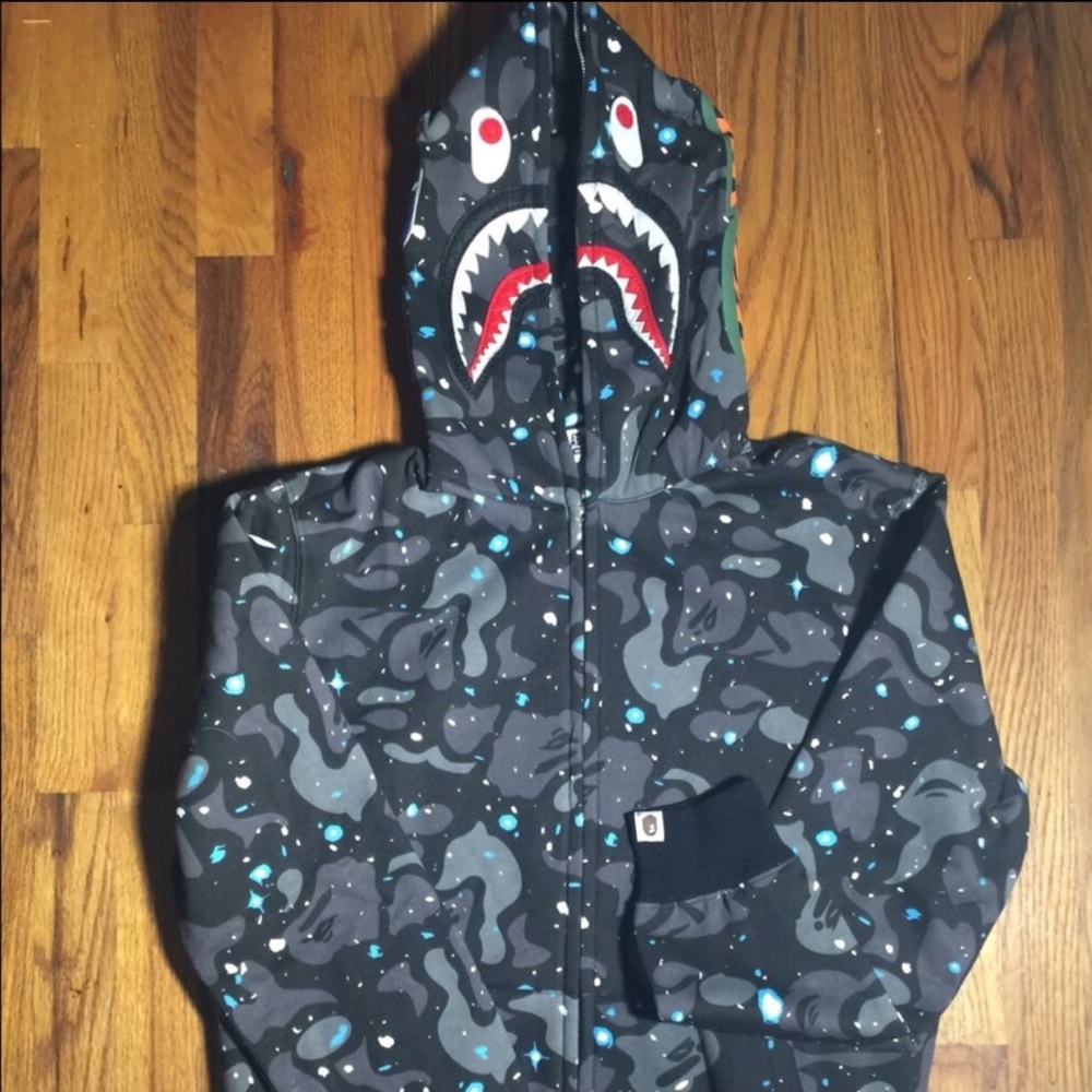 A Bathing Ape / Bape Space Camo Shake Hoodie