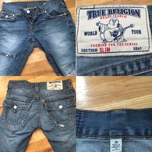 True religion jean shorts