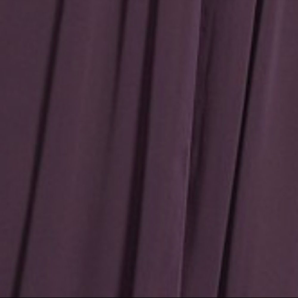 Pleated Chiffon Maxi Skirt in Aubergine - Picture 6 of 6