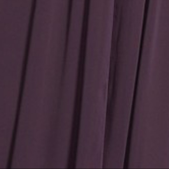Pleated Chiffon Maxi Skirt in Aubergine - Picture 6 of 6