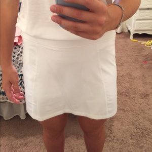 White Nike DRI-FIT Women's Golf Skirt