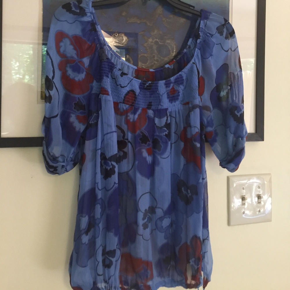 Anthropologie Fei Silk Blouse size 2