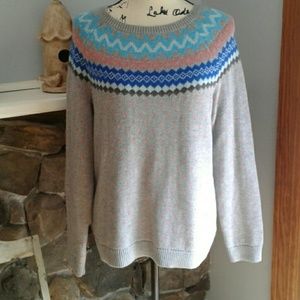 Talbots Fair Isle Sweater