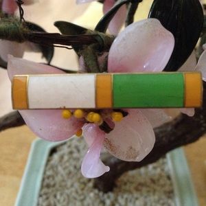 Enamel Gemsco ago g-2 brooch