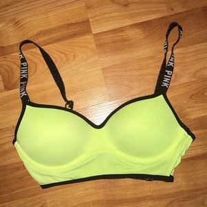 VS Pink push up sports bra