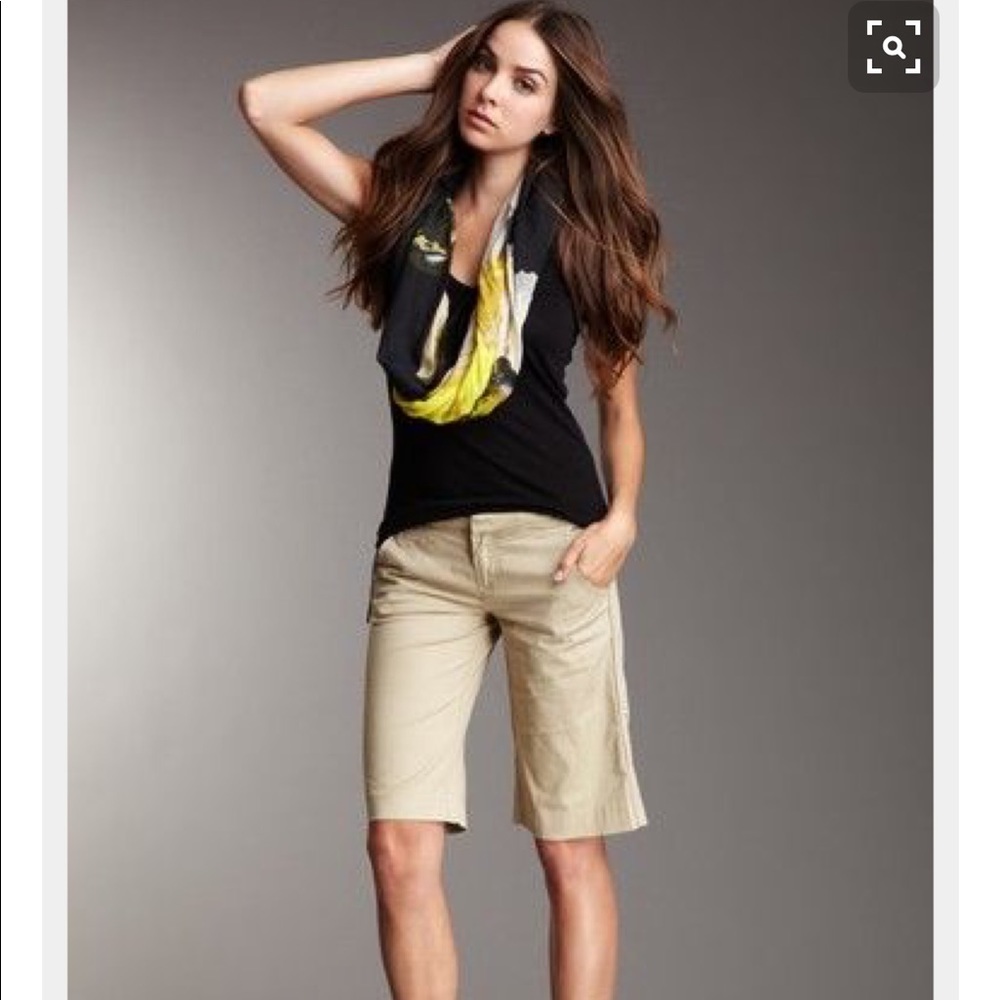 khaki Bermuda shorts