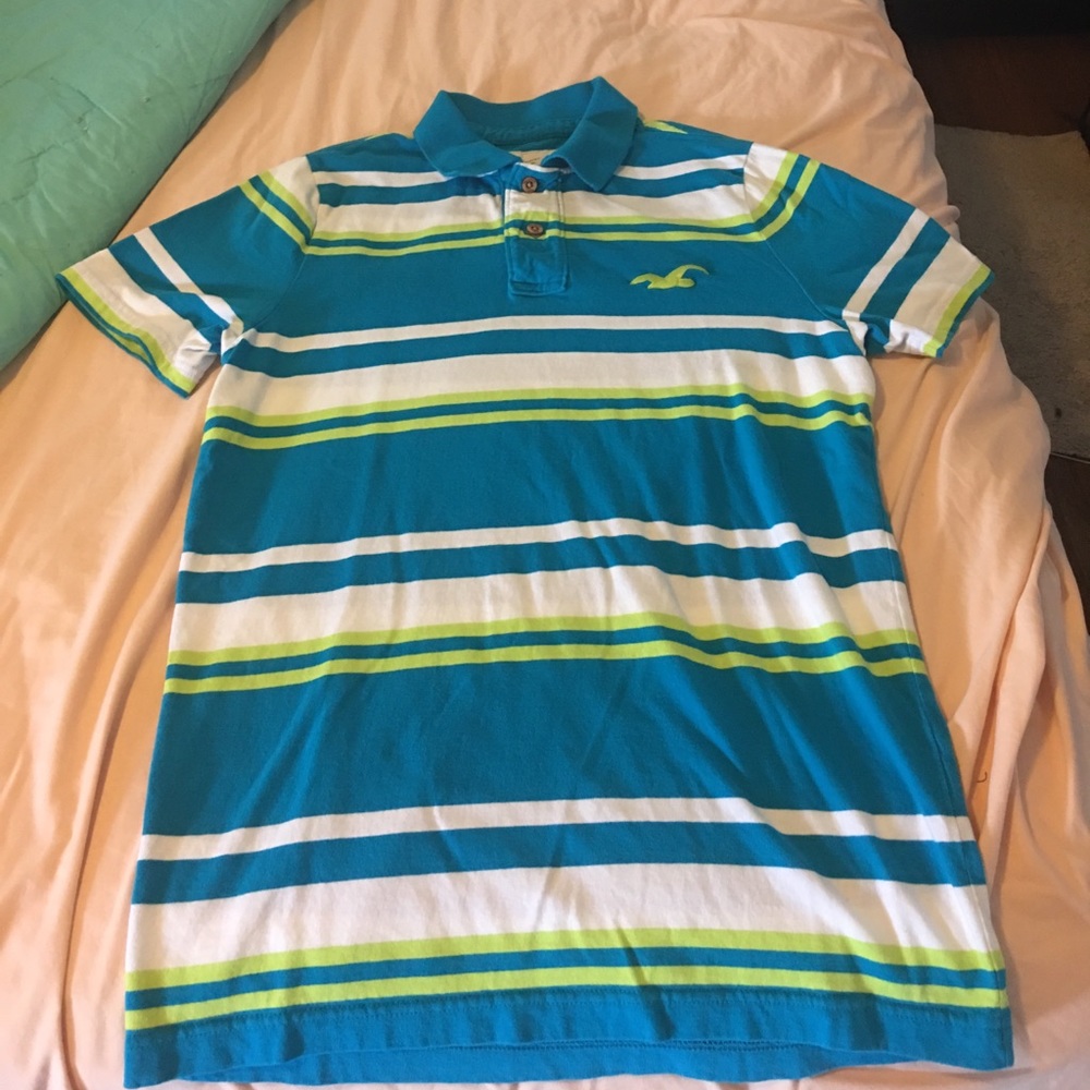 Hollister L (Teen) bright summer collared shirt