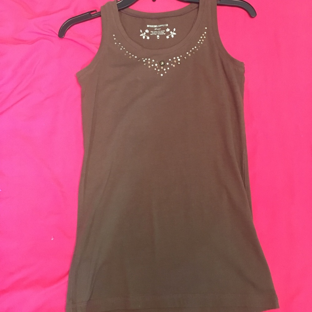 Brown girls tank