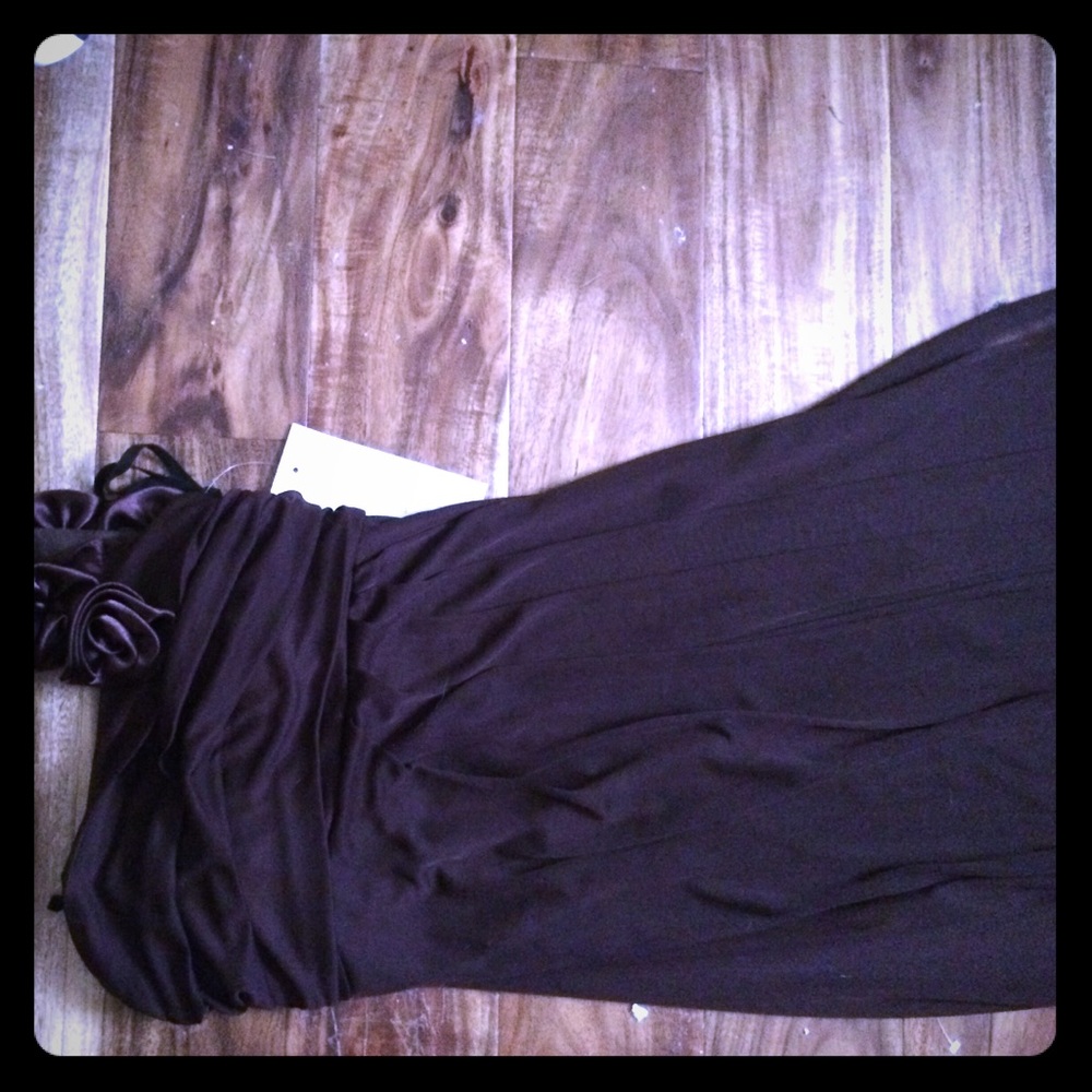 Bridesmaid brown dress