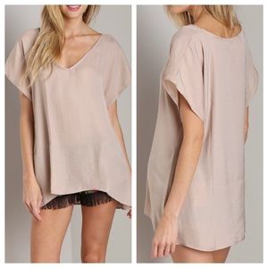 Show Me Your Mumu ORIGINAL MU in Taupe Silky Satin