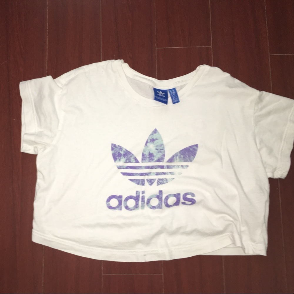 Adidas authentic white shirt
