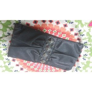 Leather and Rhinestone Wallet