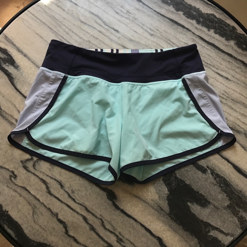 RARE 3-tone lululemon run  times shorts