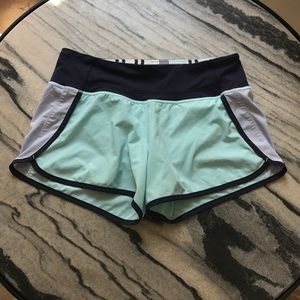 RARE 3-tone lululemon run  times shorts