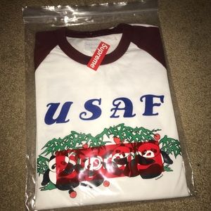 Supreme x USAF long sleeve jersey