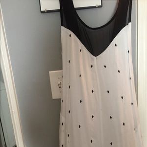 New black and white romper