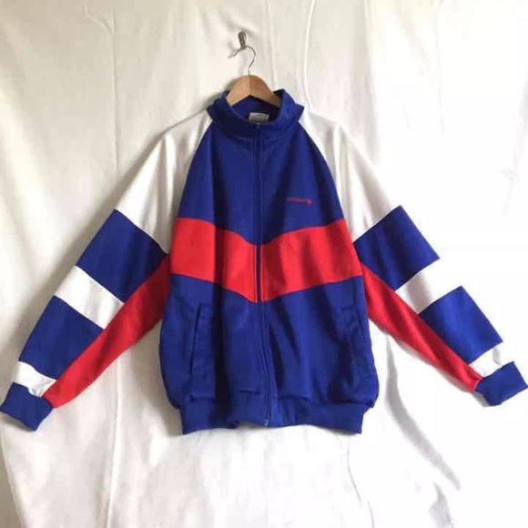 adidas Other - Retro Vintage adidas colorblock track jacket XL