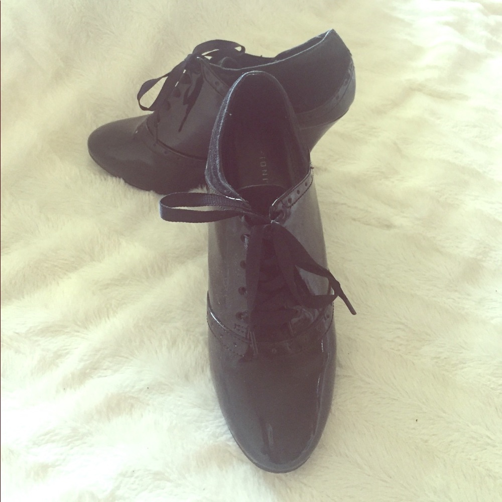 Black booty heels