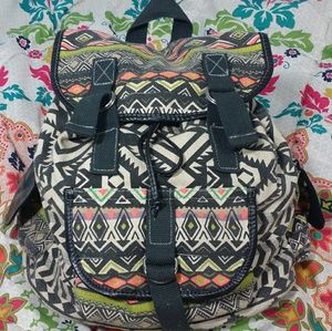 Tribal Print Backpack