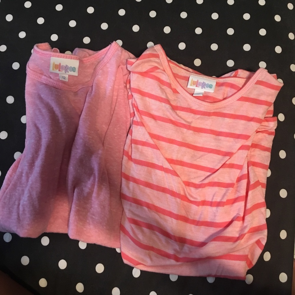 Lularoe girls shirt bundle