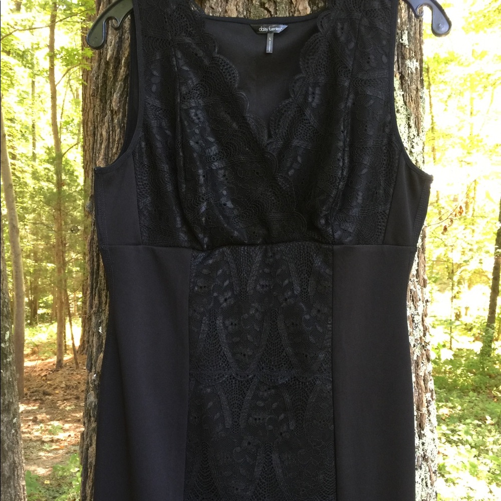 Daisy Fuentes Large Lace Evening Dress