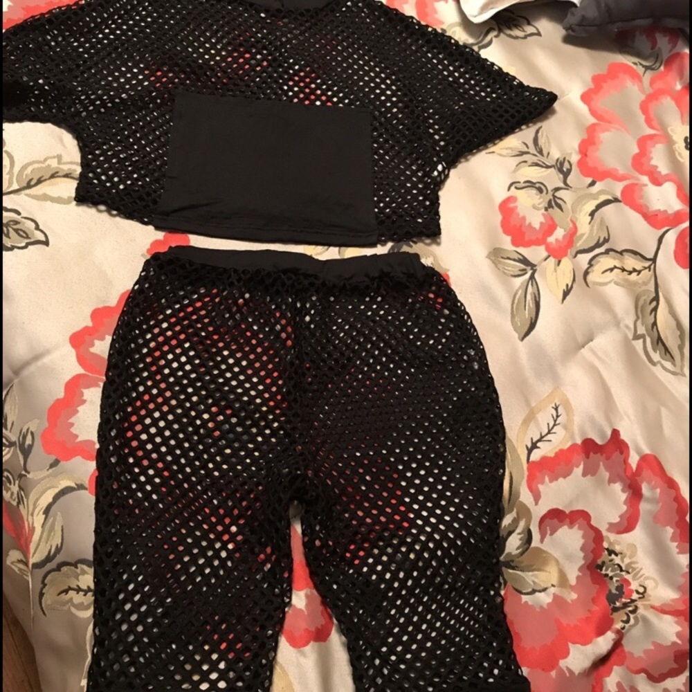 Black 2 piece cover up