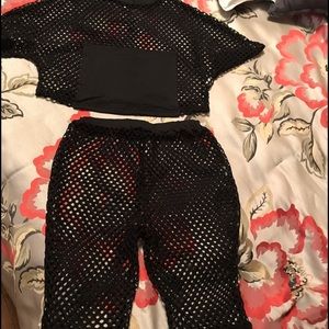 Black 2 piece cover up