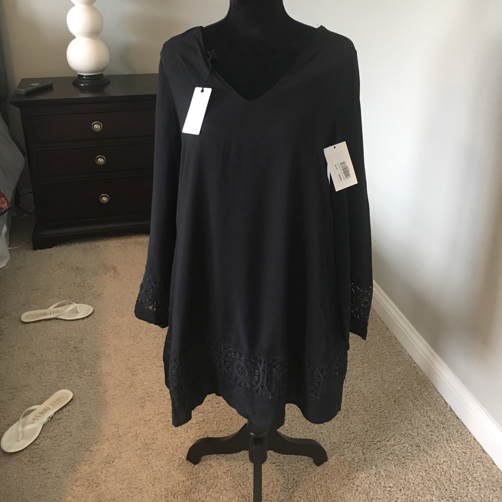 Black Boho Dress size M