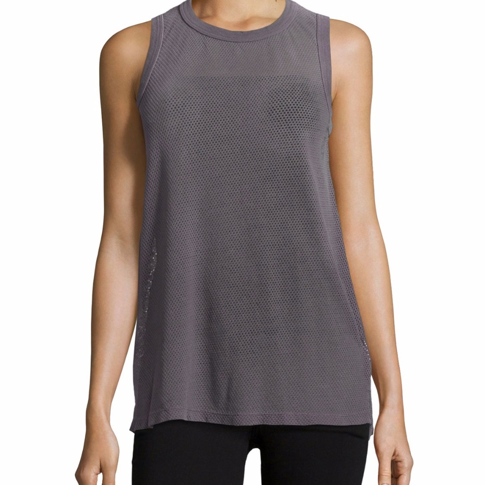 Current/Elliott Perforated Muscle Tee Size 0