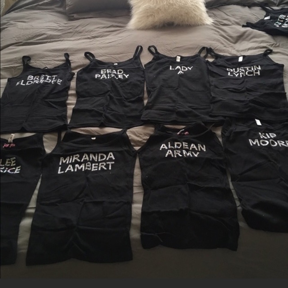 Country Artist Bling Tanks