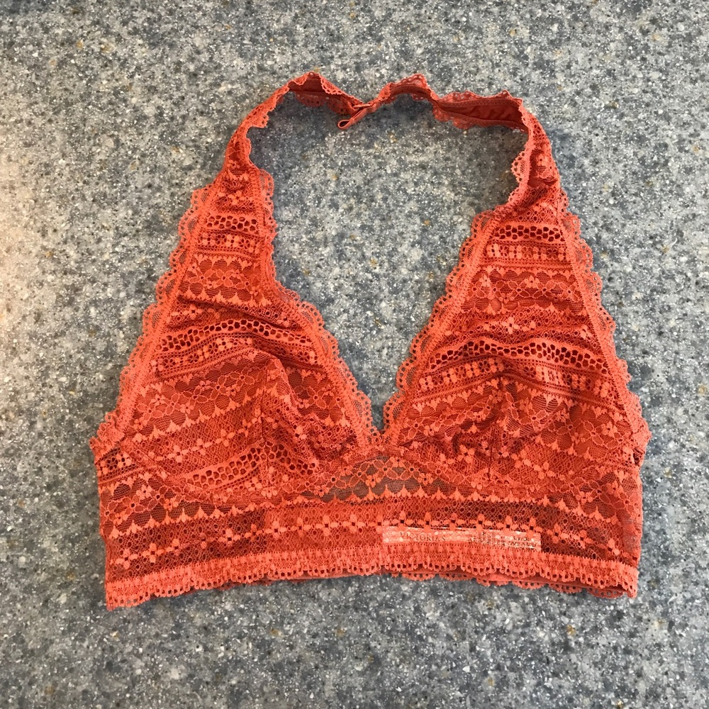 Victoria's Secret ginger halter bralette
