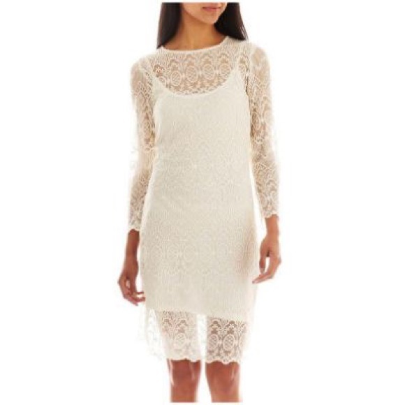 MNG by Mango® Lace Top Sheath Dress - jcpenney | Misses/Petites ...