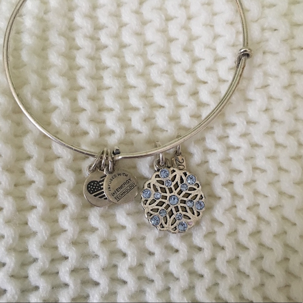 Alex and Ani "Snowflake" bracelet