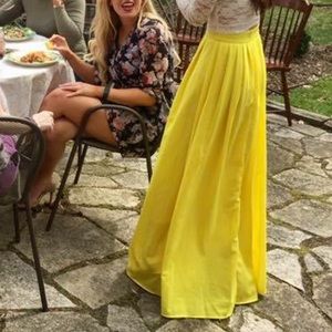 Beautiful yellow maxi