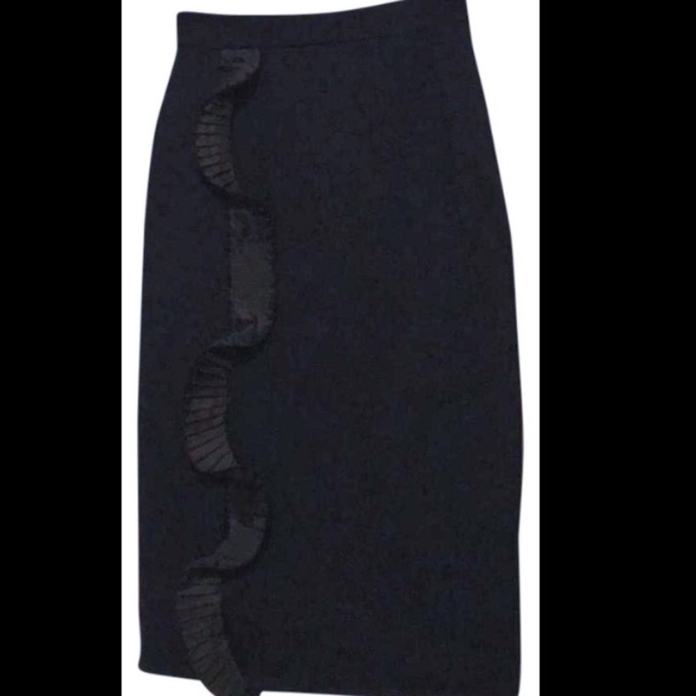 Opening Ceremony Navy Pencil Skirt