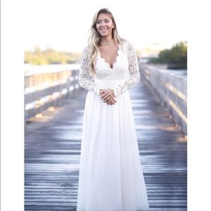 Maniju White Maxi Dress