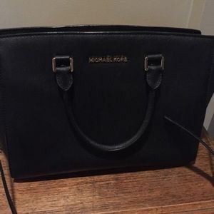 Authentic black michael kors handbag