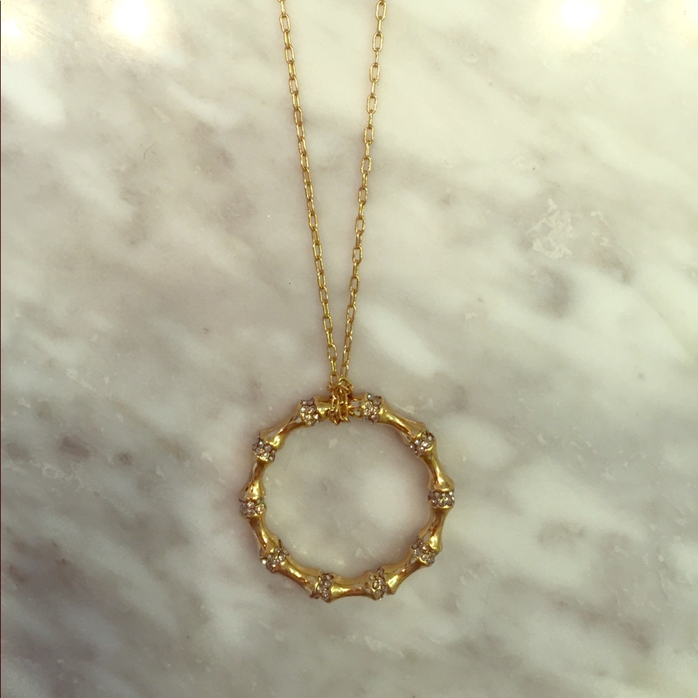 C. Wonder Gold Circle Necklace
