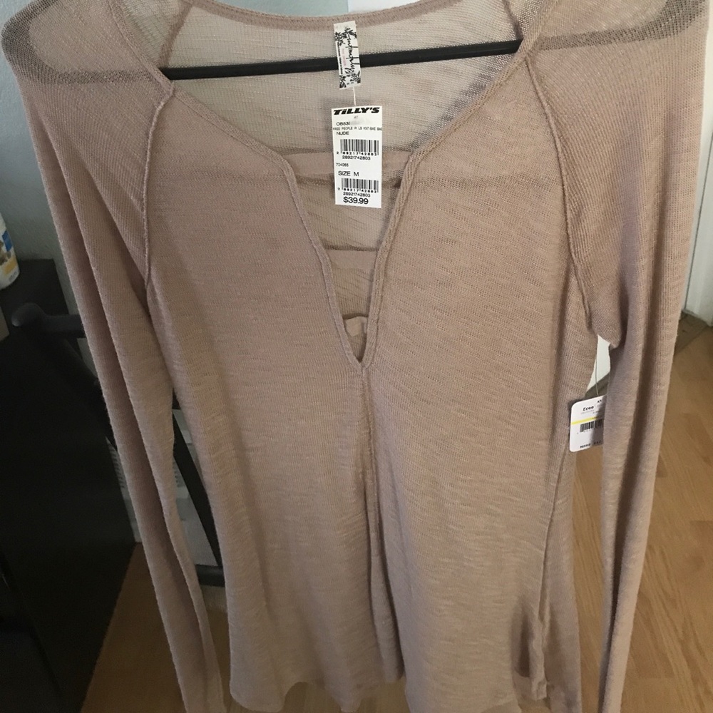 Free people long sleeve top