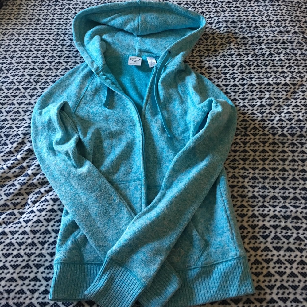 blue aeropostale zip up jacket