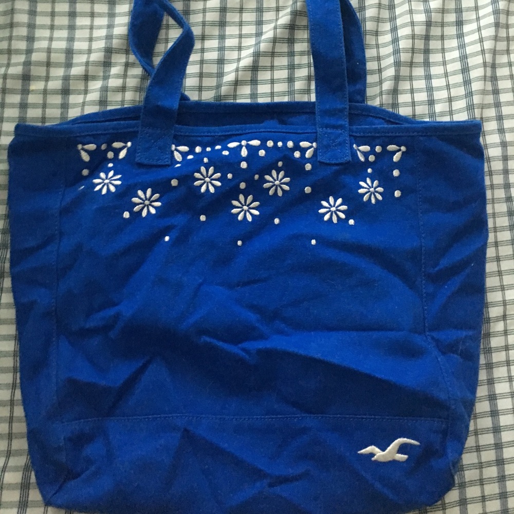 Blue Hollister Bag