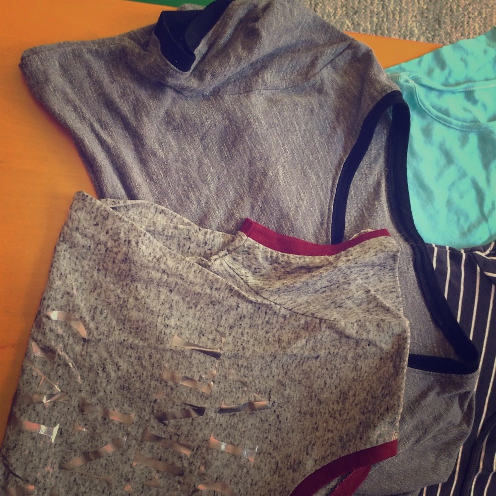 4 shirts. Either a dollar each or 4 for all
