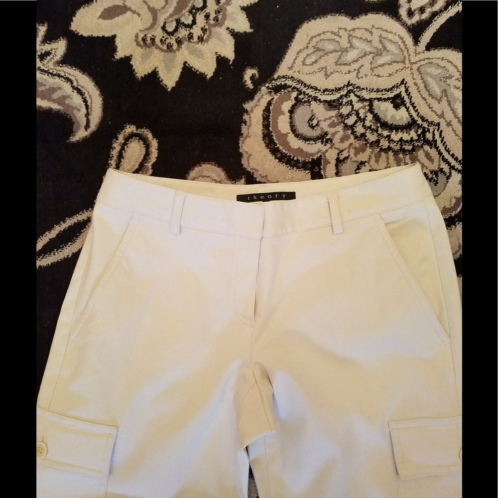 theory casual pants size 2 - Picture 4 of 8