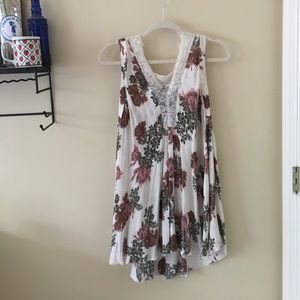 Free People - Delicate Floral Slip Dress