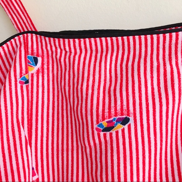 70s Nautical Striped Cropped Top - Picture 5 of 5