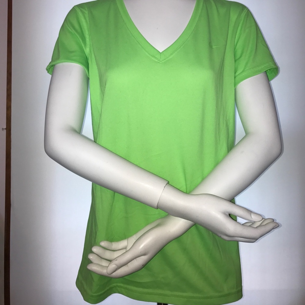 Nike Dri-Fit workout top-Lime green