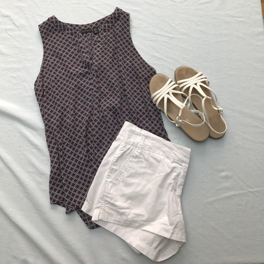 {Willi Smith} Geometric Blouse, L