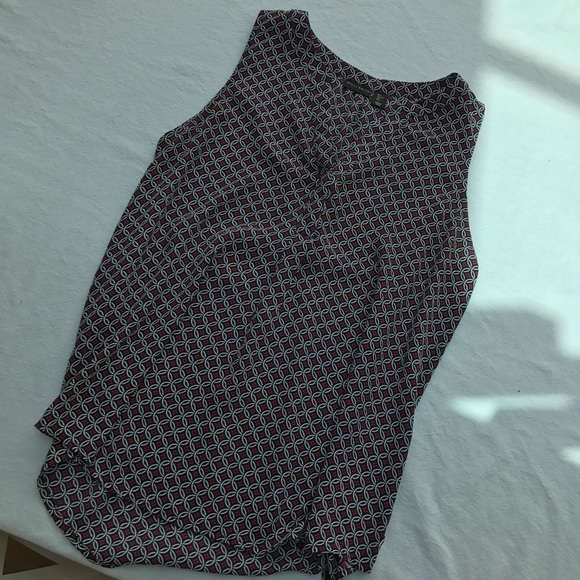 {Willi Smith} Geometric Blouse, L - Picture 3 of 5