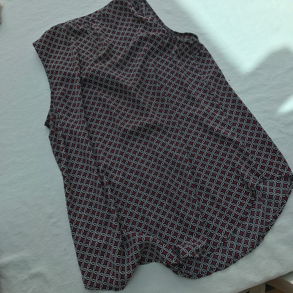 {Willi Smith} Geometric Blouse, L - Picture 4 of 5