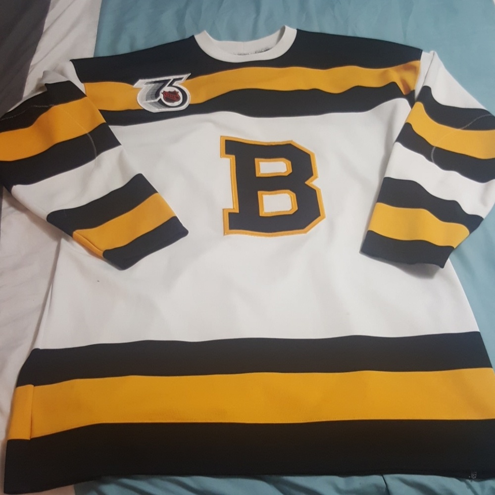 VINTAGE Boston Mitchell and Ness Hockey Jersey